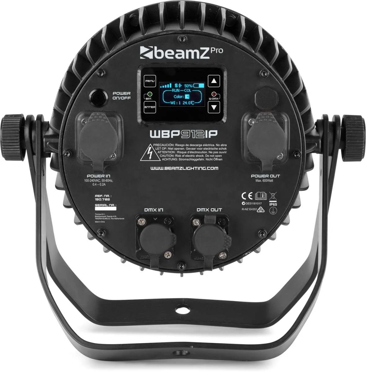 Akku-LED-Scheinwerfer Beamz WBP912 (4 Stück) Ansicht 3
