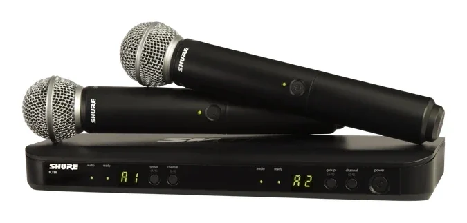 Doppel-Funkmikrofon Shure BLX288E/SM58
