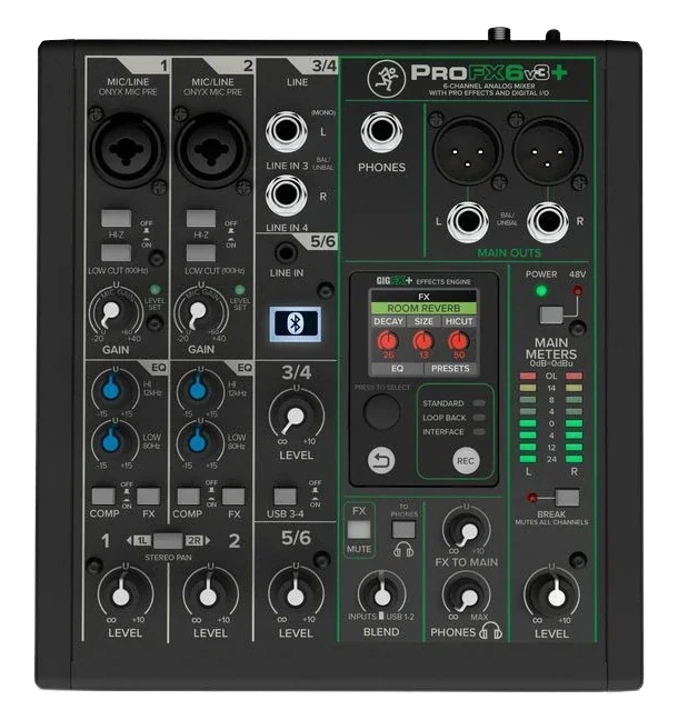 Mischpult Mackie ProFX6v3+
