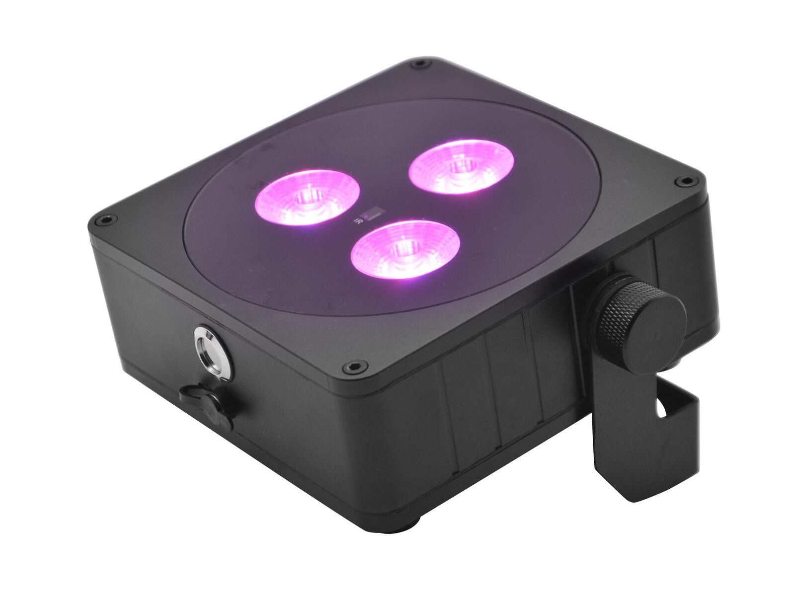 Outdoor Akku-Scheinwerfer Eurolite IP Flat Light 3 SW Ansicht 2