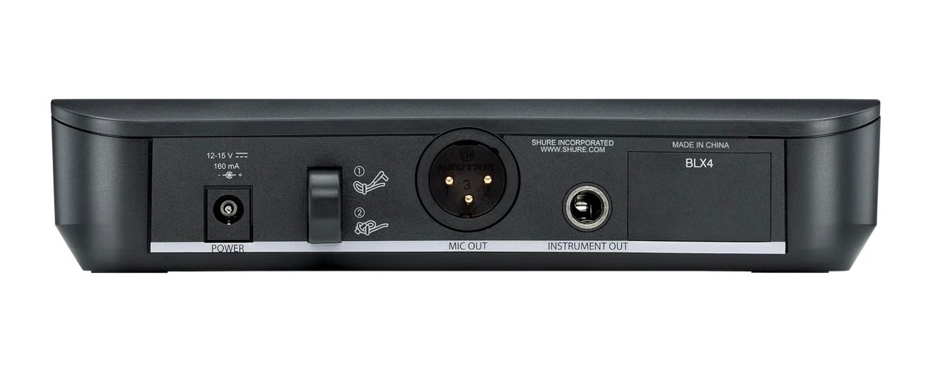 Funkmikrofon und Empfänger Shure BLX24R/SM58 Ansicht 4
