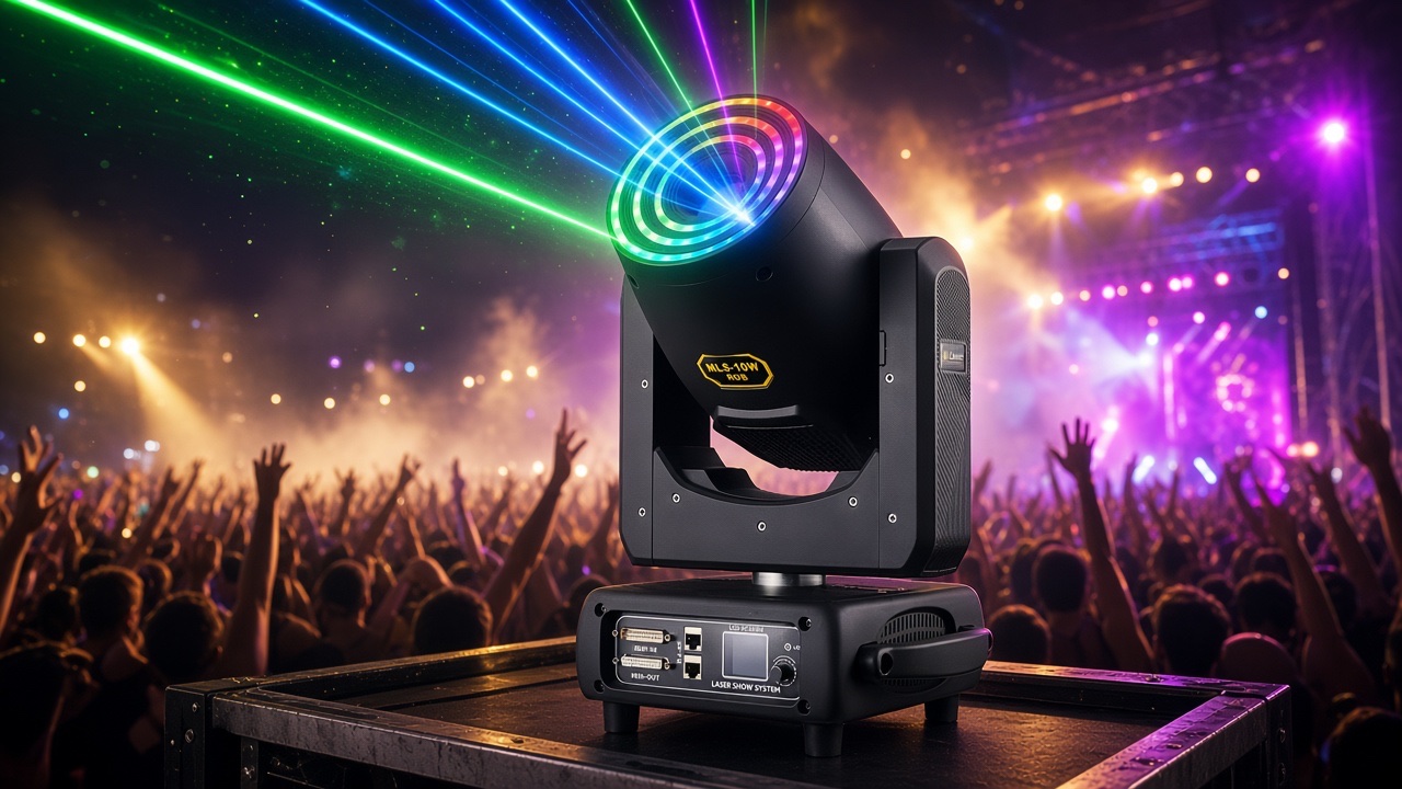 Laser Moving Head 10 W RGBW