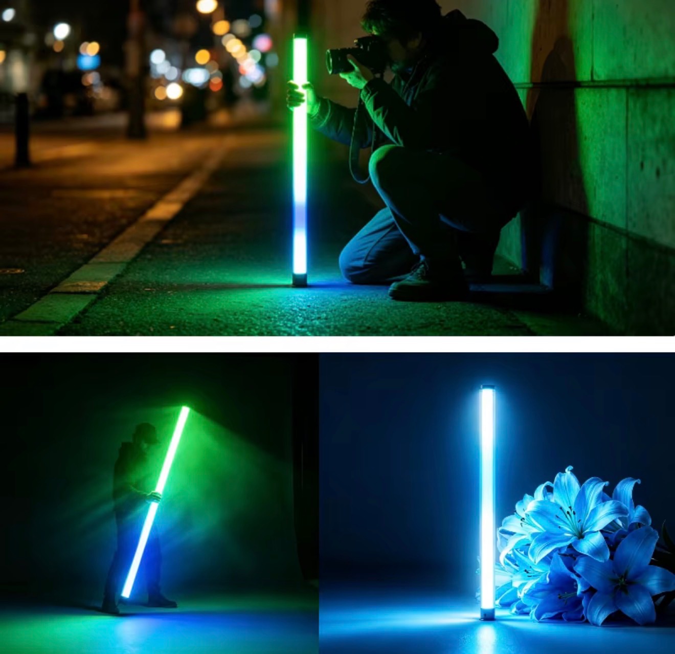 LED-Tubes RGBW mit Akku (10 Stück, im Flightcase) Ansicht 3