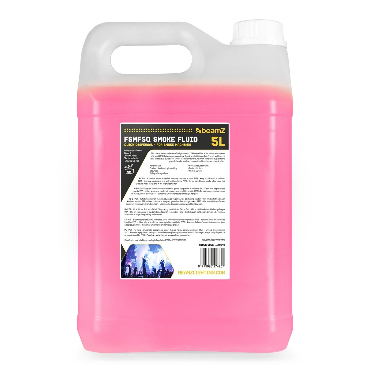 Nebelfluid Normal 2,5 Liter für Nebelmaschine 1500W