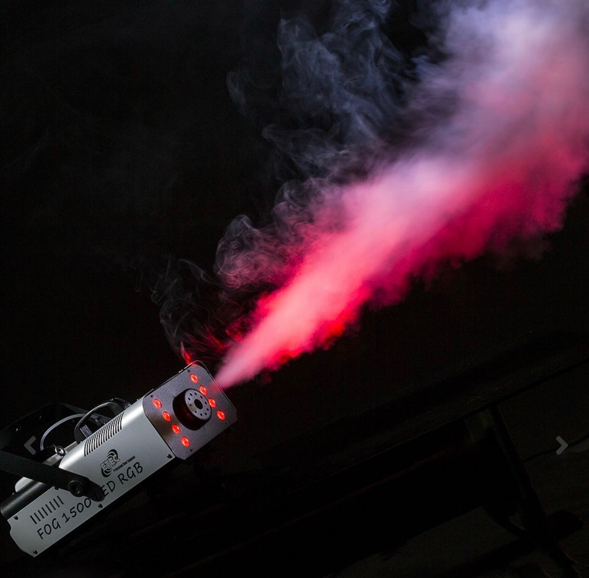 Nebelmaschine 1500 W mit RGB-LEDs Ansicht 4
