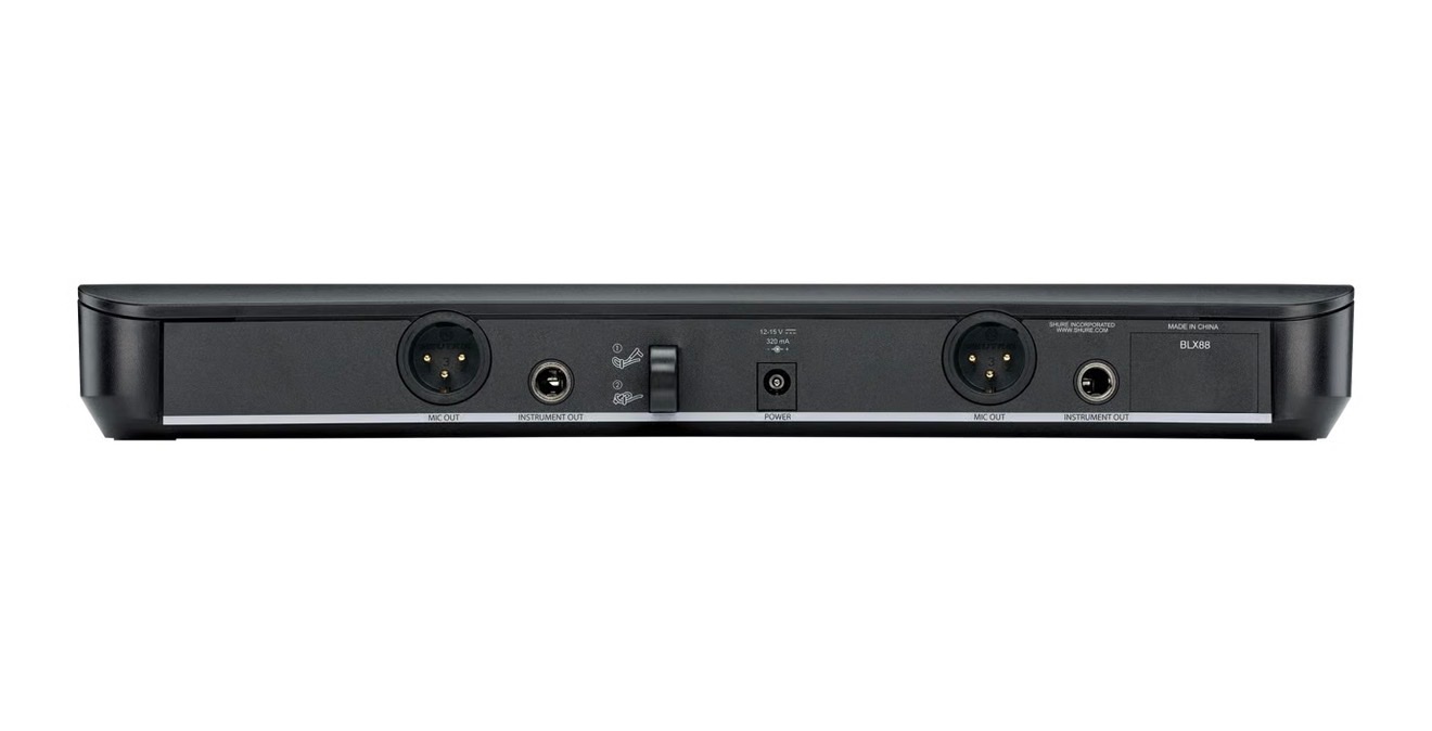 Doppelempfänger Funkmikro Shure BLX288E Ansicht 2