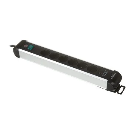 Steckdosenleiste 6-fach Brennenstuhl Premium-Alu-Line
