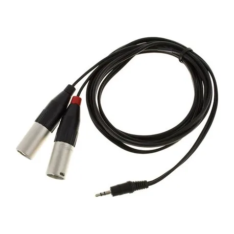 Audiokabel Klinke 3,5 mm auf XLR (3 m) Tino